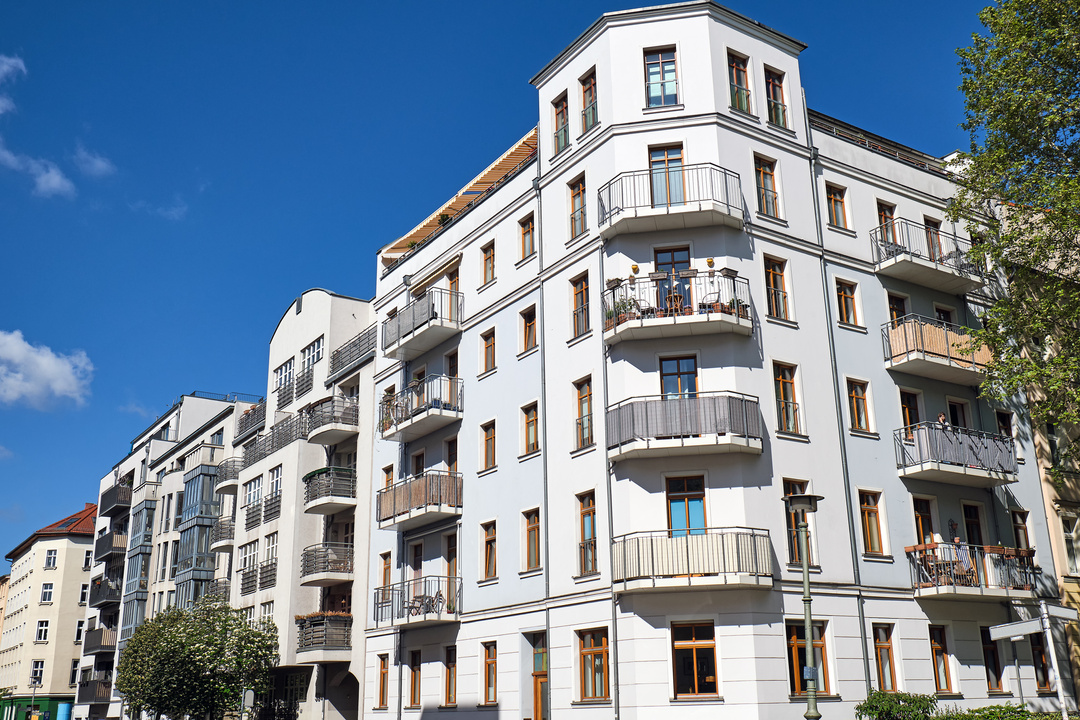 Modern multi-family apartment houses